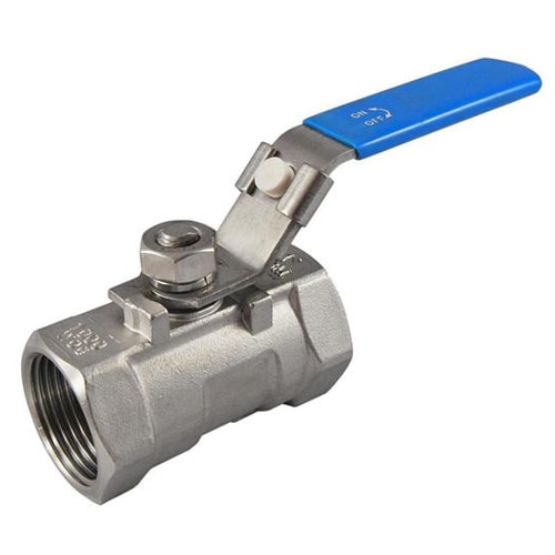 Двухкамерный шаровой кран 9.5 мм AISI 316