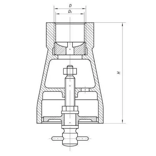 Насадка бронзовая для душа 15x2.5 мм 353-0337 (ИТШЛ.30266101)